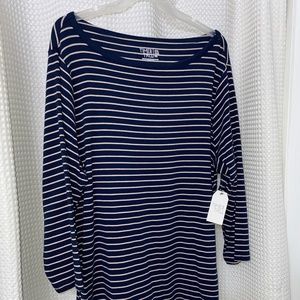 Time and Tru boatneck top XXL